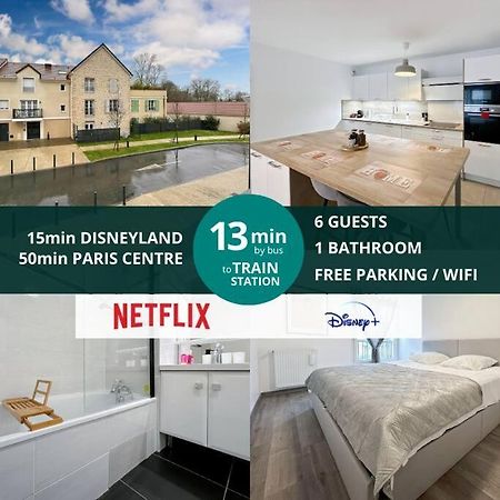 Le Cosy Villeneuve - Appartement Cosy Pour 6 A Disneyland Paris Villeneuve-Saint-Denis Exterior foto